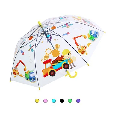 Durchsichtiger Regenschirm für Kinder